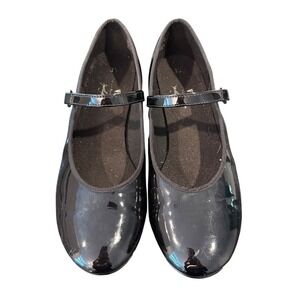 American Ballet Theatre Spotlights Mary Jane Shoes Kids 3.5 Black Patent Leather